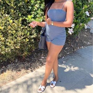 ZARA striped romper